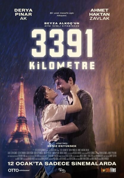 3391km by .